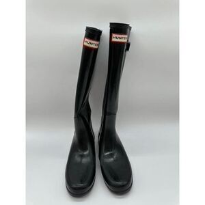 Hunter Tall Rain Boots To The Knee Used Condition  Woman Size 6